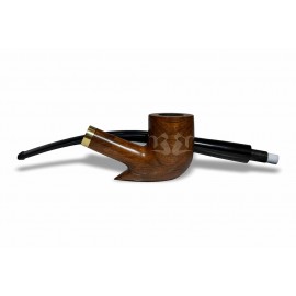 Cachimbo Bertoldi Churchwarden Longo Natural com Filtro 9mm